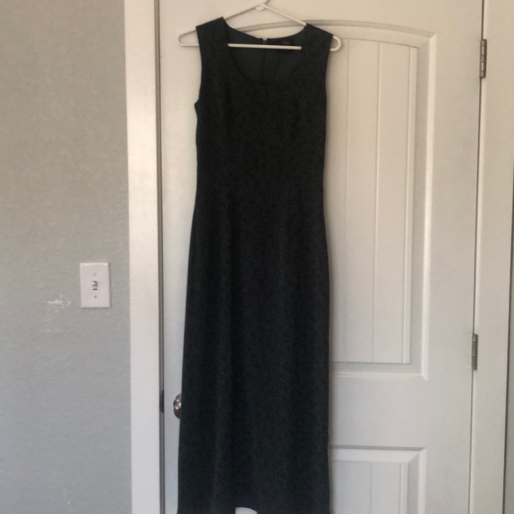 Banana republic lined sleeveless long dress 2 - Picture 2 of 3